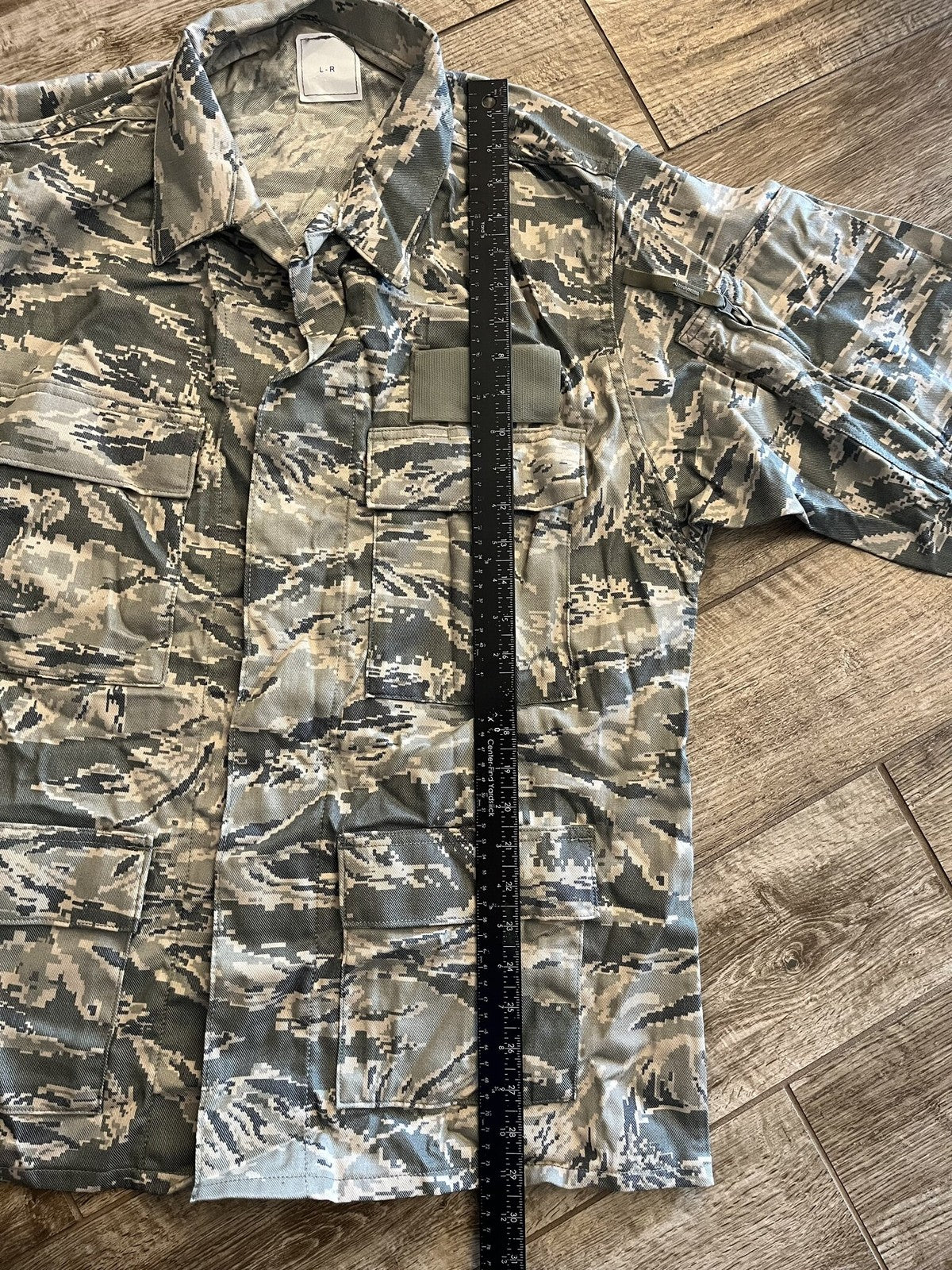 US Air Force ABU Coat Digital Tiger Stripe Propper Size Large Regular Military