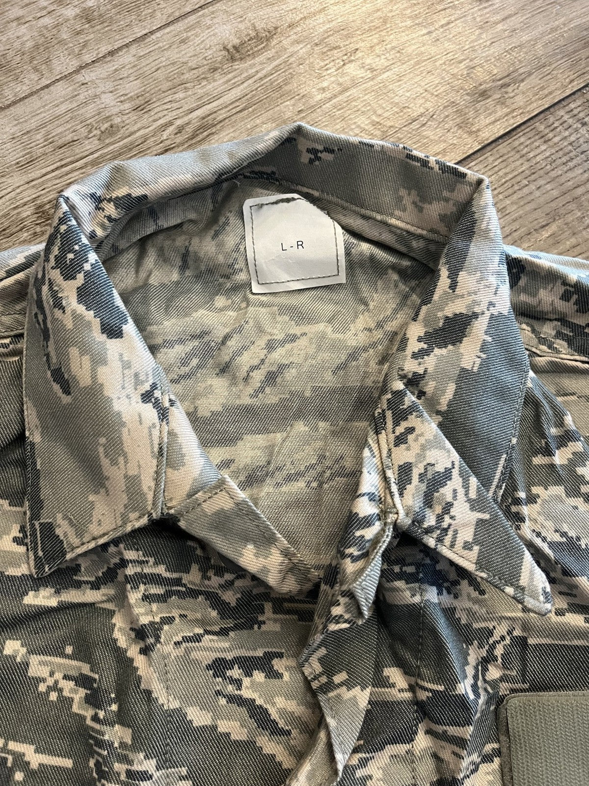 US Air Force ABU Coat Digital Tiger Stripe Propper Size Large Regular Military