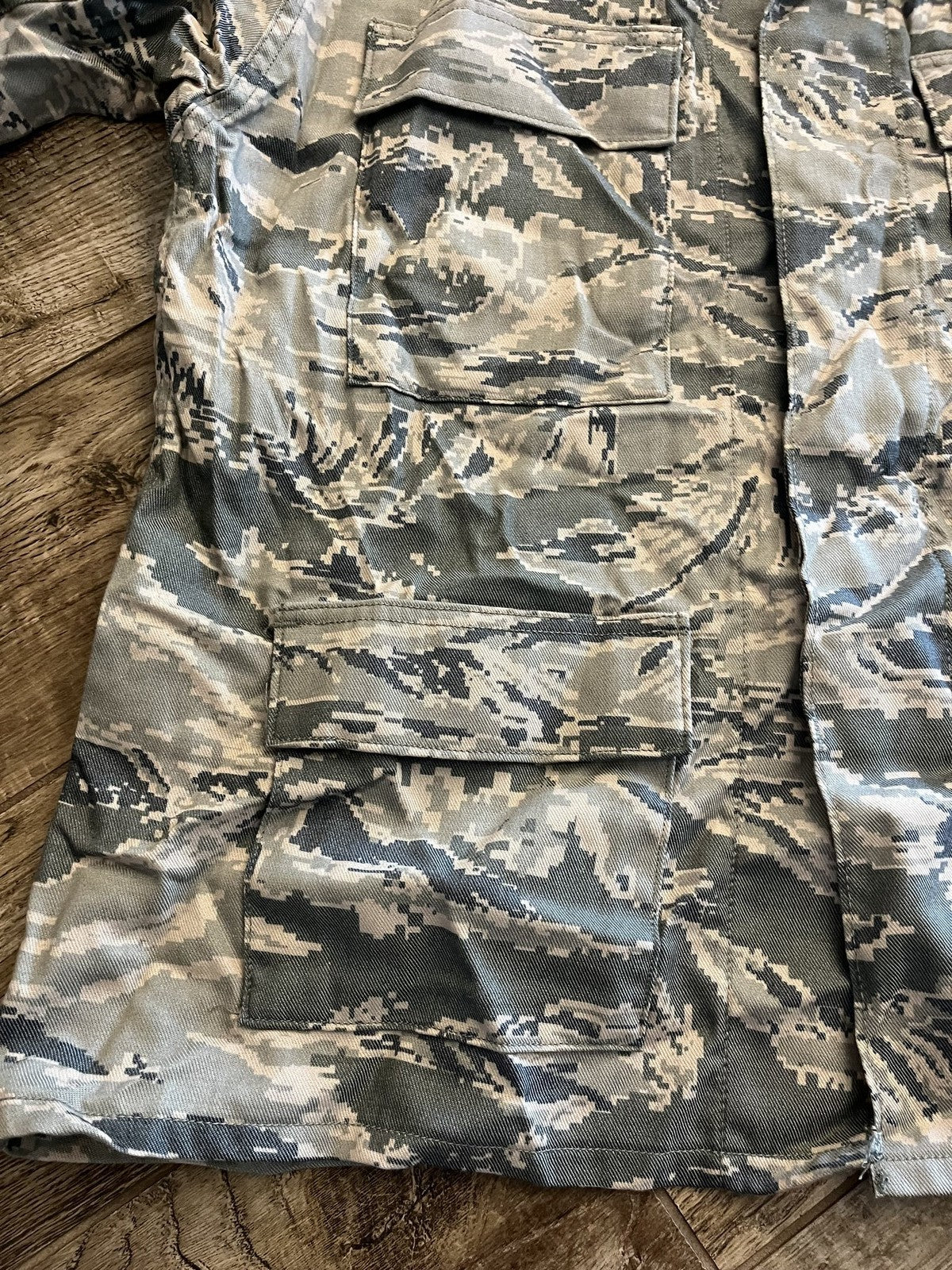 US Air Force ABU Coat Digital Tiger Stripe Propper Size Large Regular Military