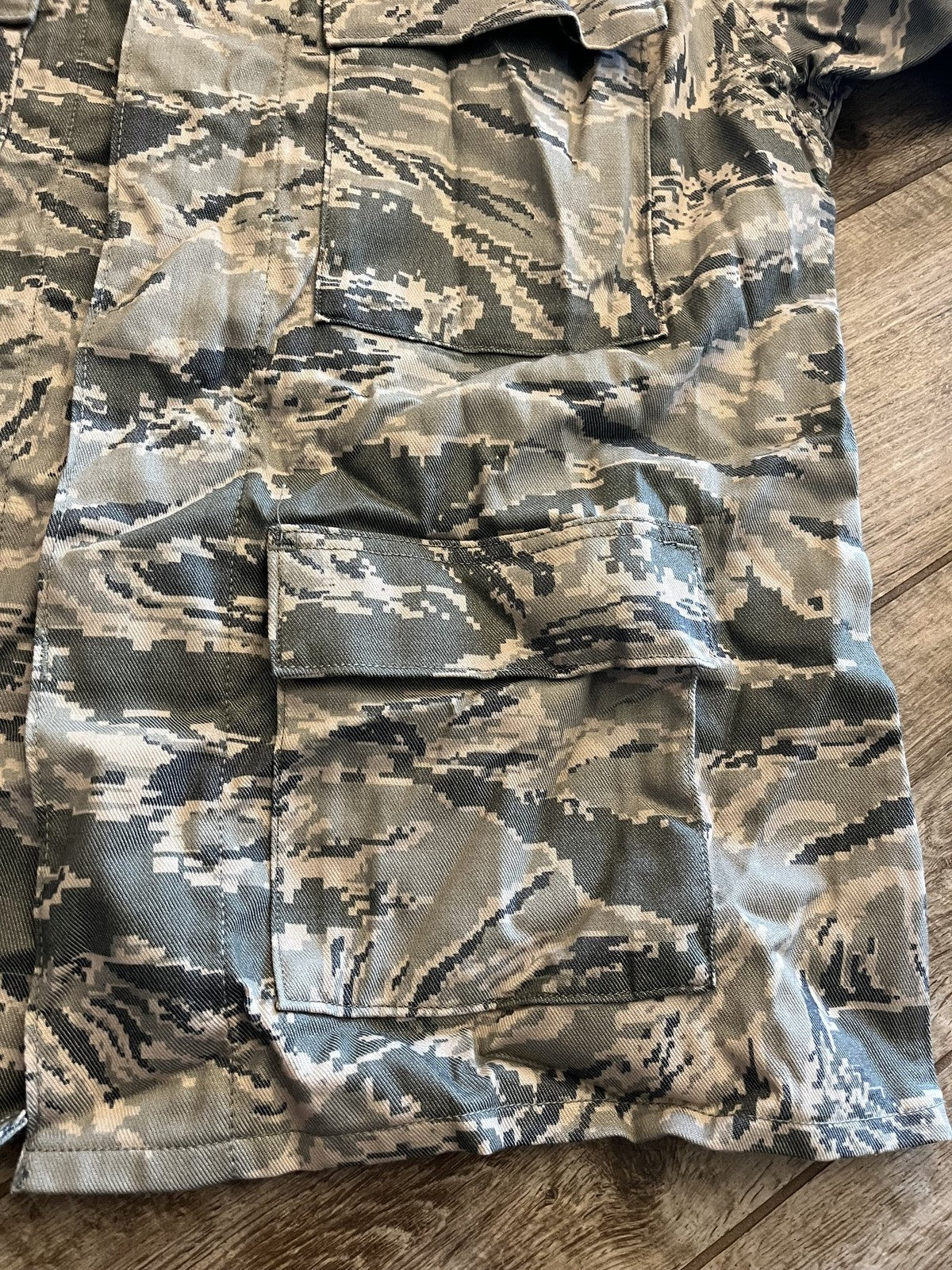 US Air Force ABU Coat Digital Tiger Stripe Propper Size Large Regular Military