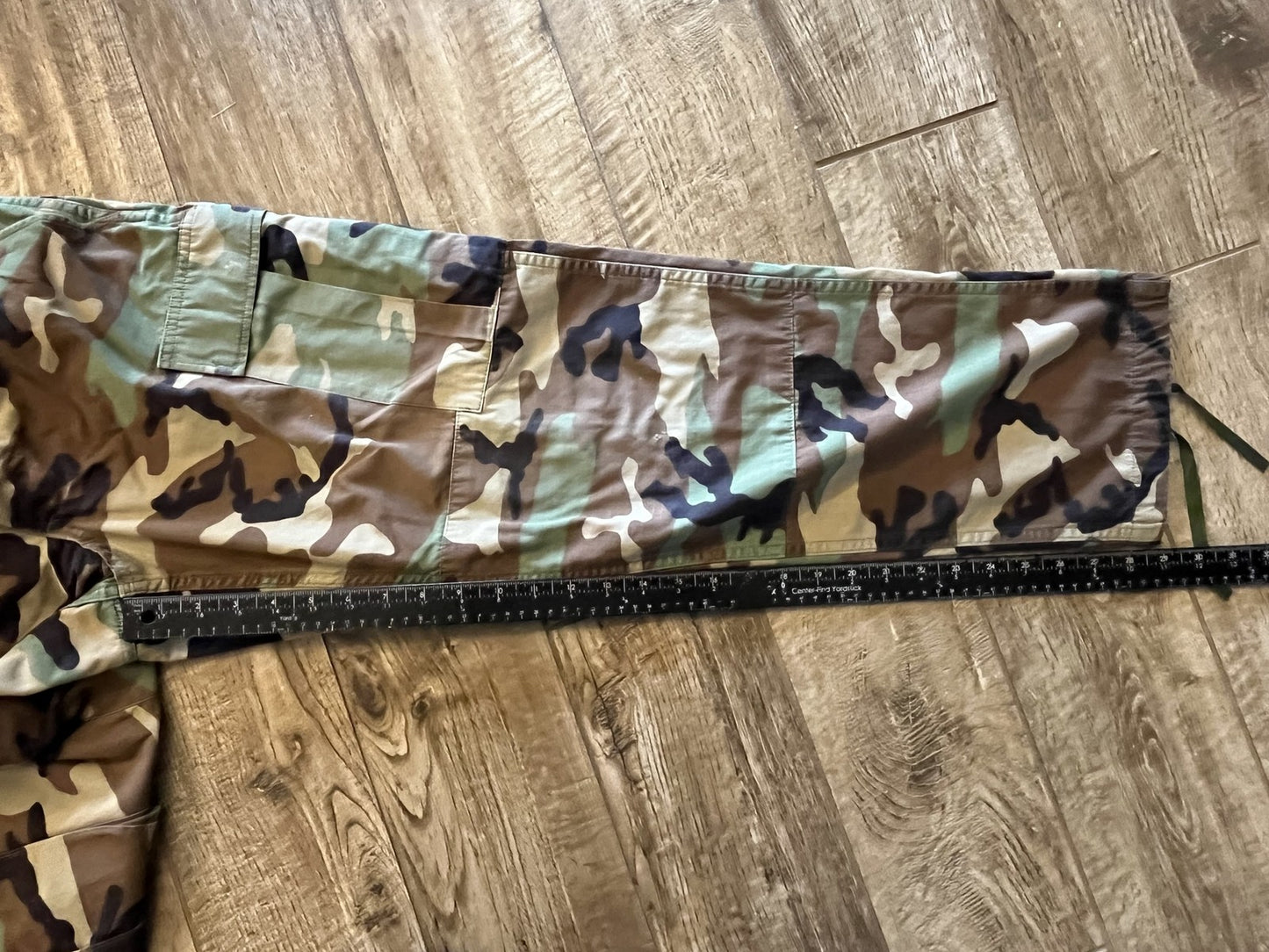 US Military Woodland Camo BDU Trousers Small Short Ripstop Combat Pants Surplus