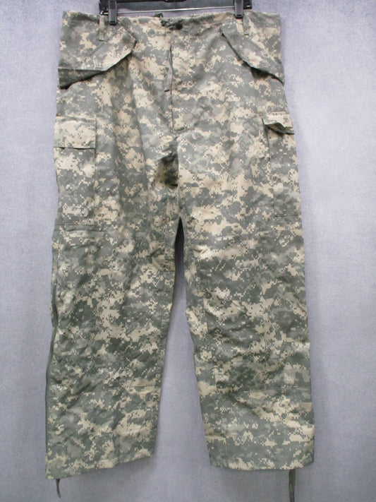 ARMY ISSUE ACU DIGITAL GORE-TEX COLD/WET WEATHER TROUSER LARGE/REGULAR PANTS