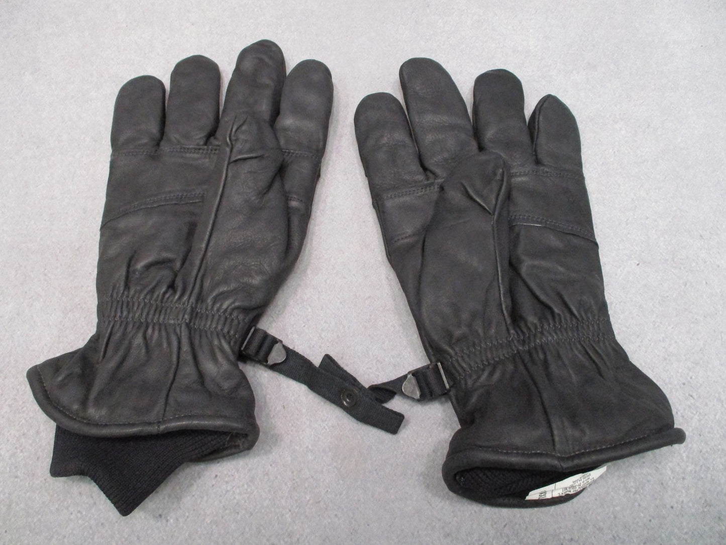 US Military Intermediate Cold/Wet Weather Leather Gloves Black Size XXL