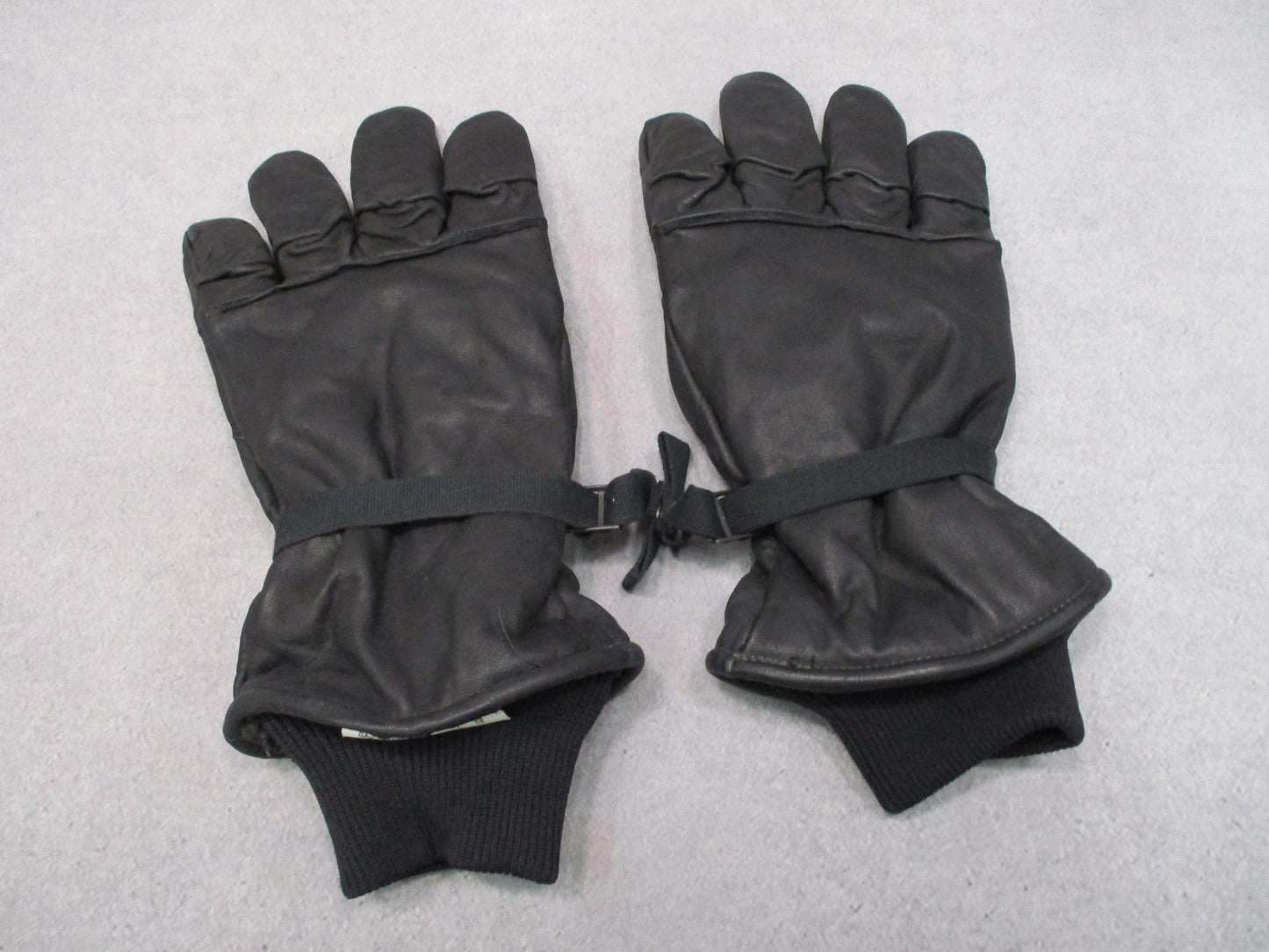 US Military Intermediate Cold/Wet Weather Leather Gloves Black Size XXL