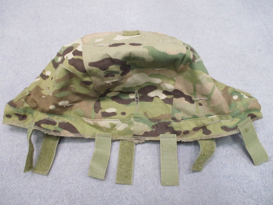 USED ARMY OCP MULTICAM HELMET COVER ACH ADVANCED COMBAT HELMET LARGE/X-LARGE
