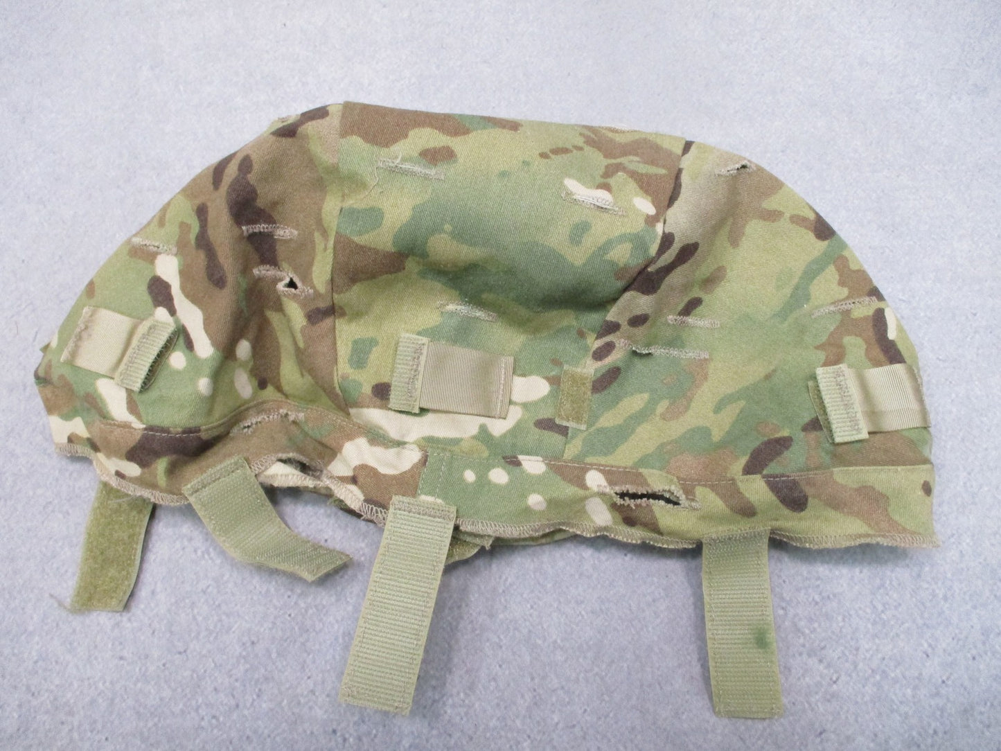 USED ARMY OCP MULTICAM HELMET COVER ACH ADVANCED COMBAT HELMET LARGE/X-LARGE