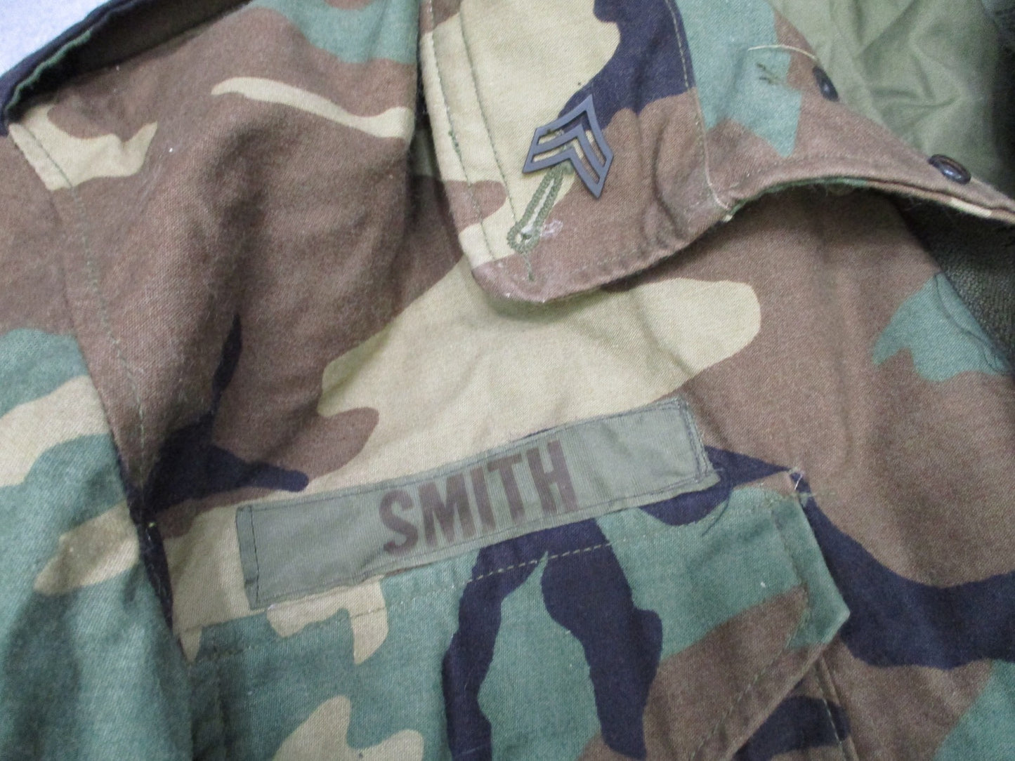 MILITARY USGI ARMY WOODLAND BDU M-65 FIELD JACKET X-LARGE/LONG COLD WEATHER COAT