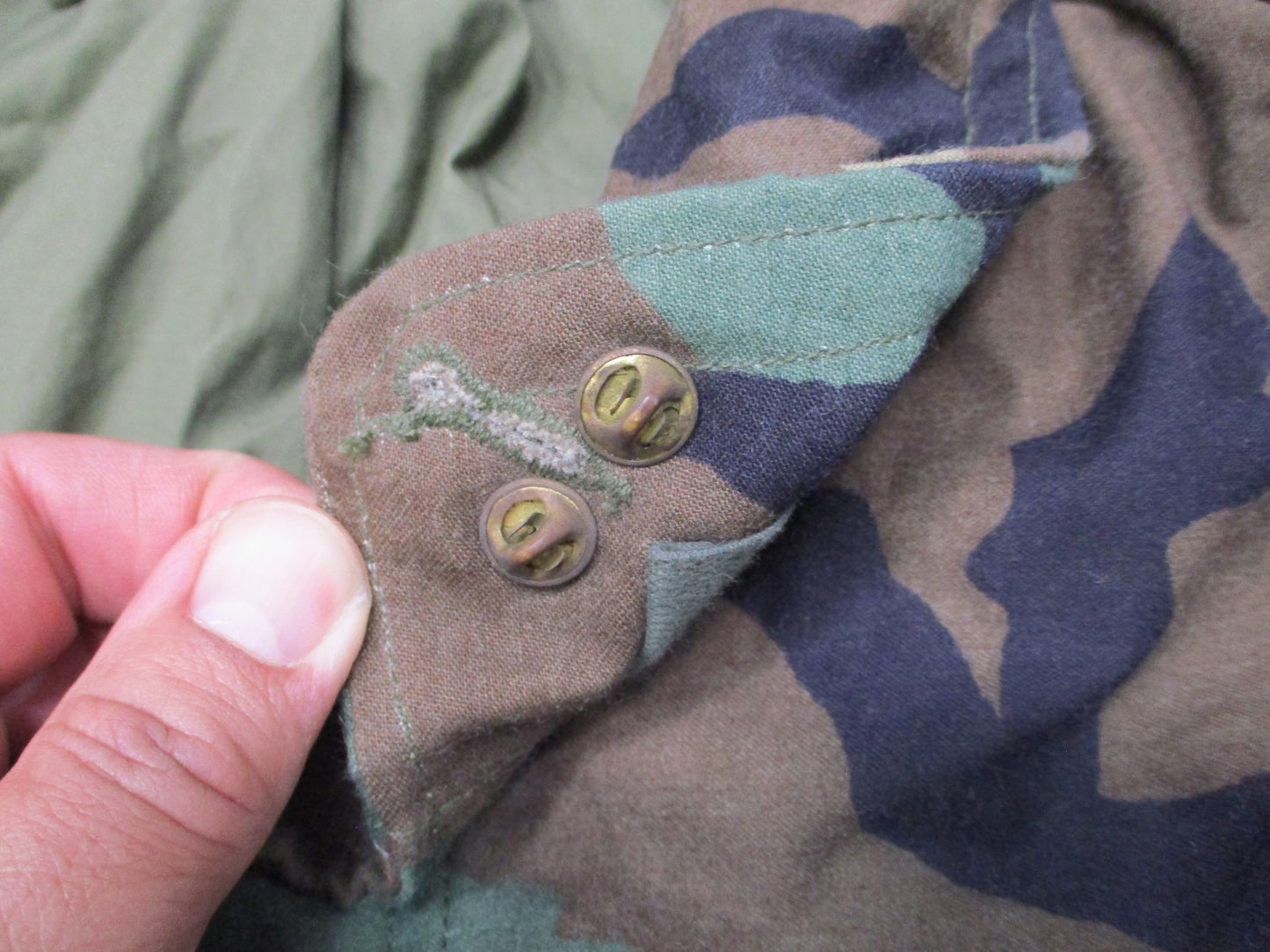 MILITARY USGI ARMY WOODLAND BDU M-65 FIELD JACKET X-LARGE/LONG COLD WEATHER COAT