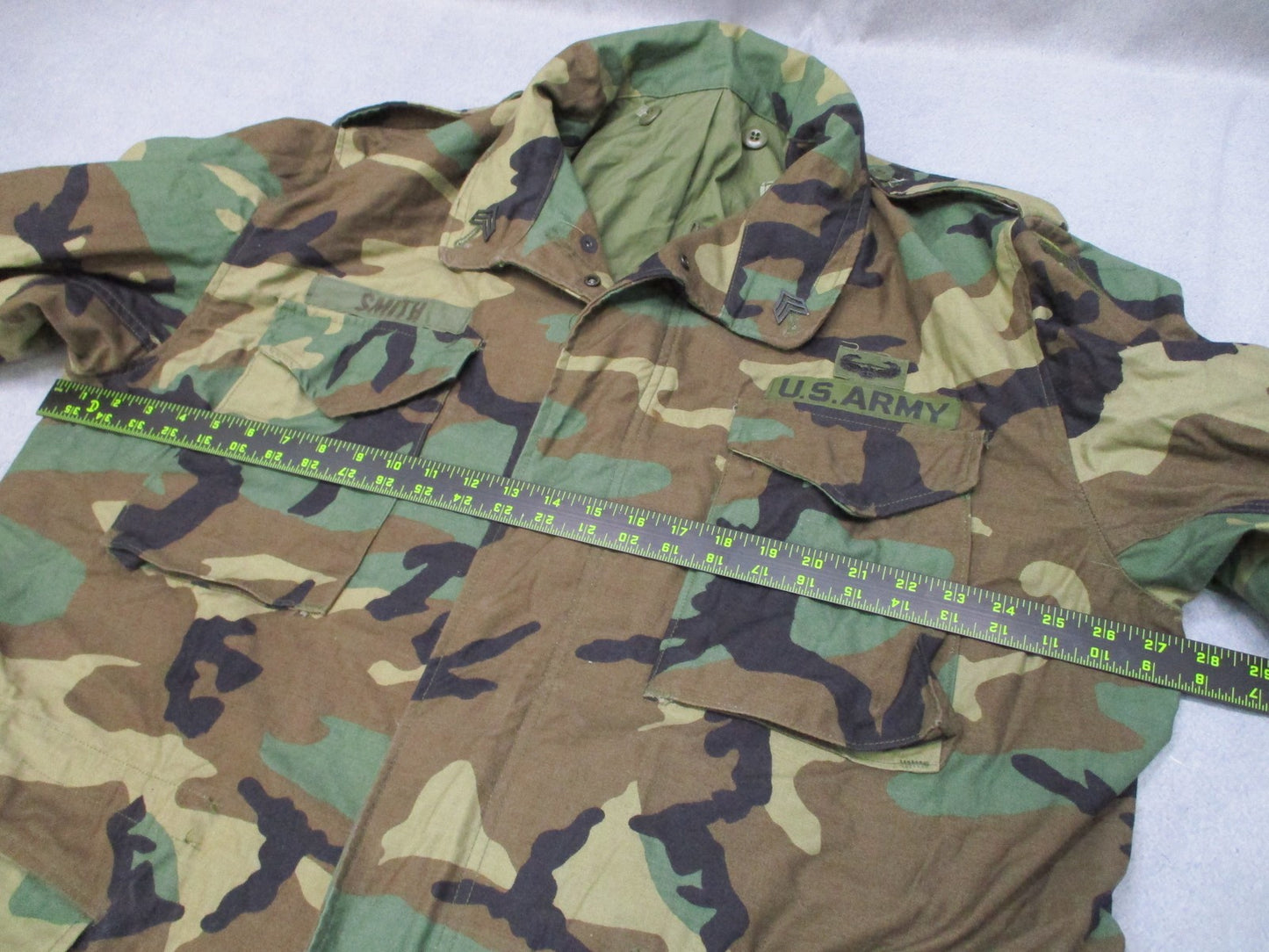 MILITARY USGI ARMY WOODLAND BDU M-65 FIELD JACKET X-LARGE/LONG COLD WEATHER COAT