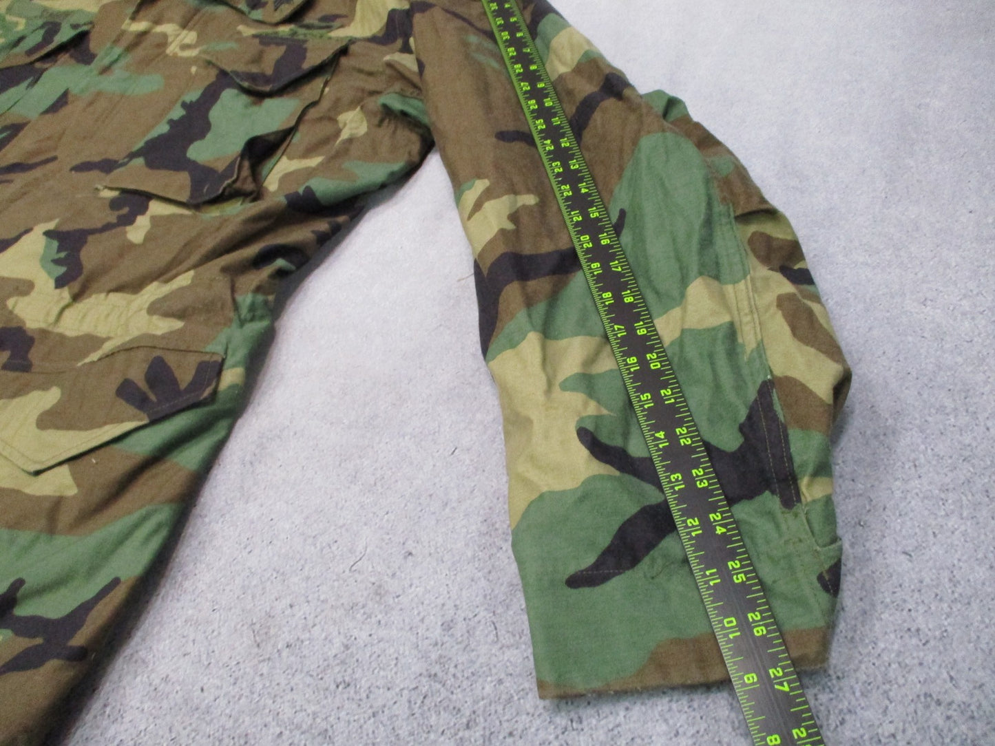MILITARY USGI ARMY WOODLAND BDU M-65 FIELD JACKET X-LARGE/LONG COLD WEATHER COAT