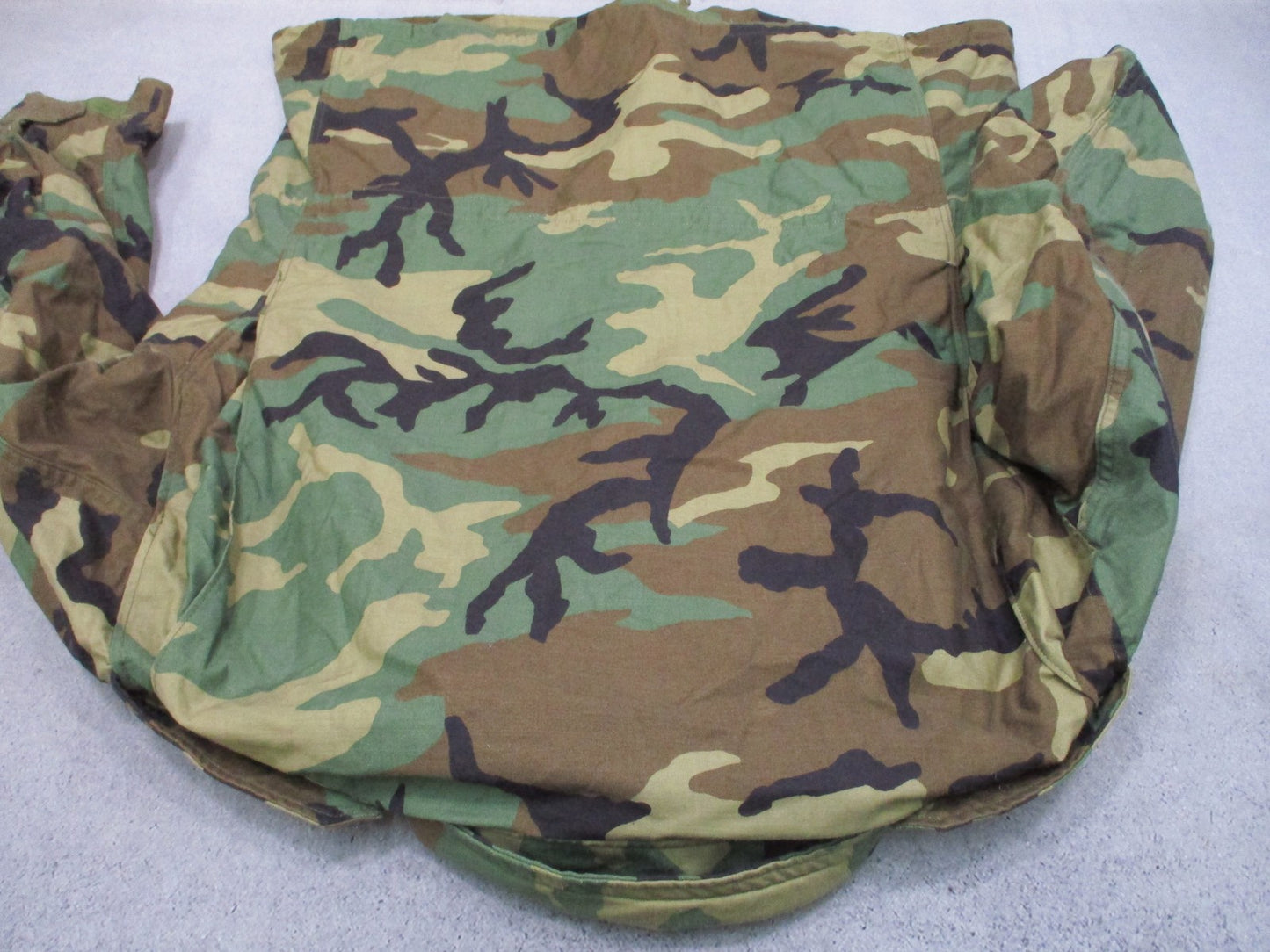 MILITARY USGI ARMY WOODLAND BDU M-65 FIELD JACKET X-LARGE/LONG COLD WEATHER COAT