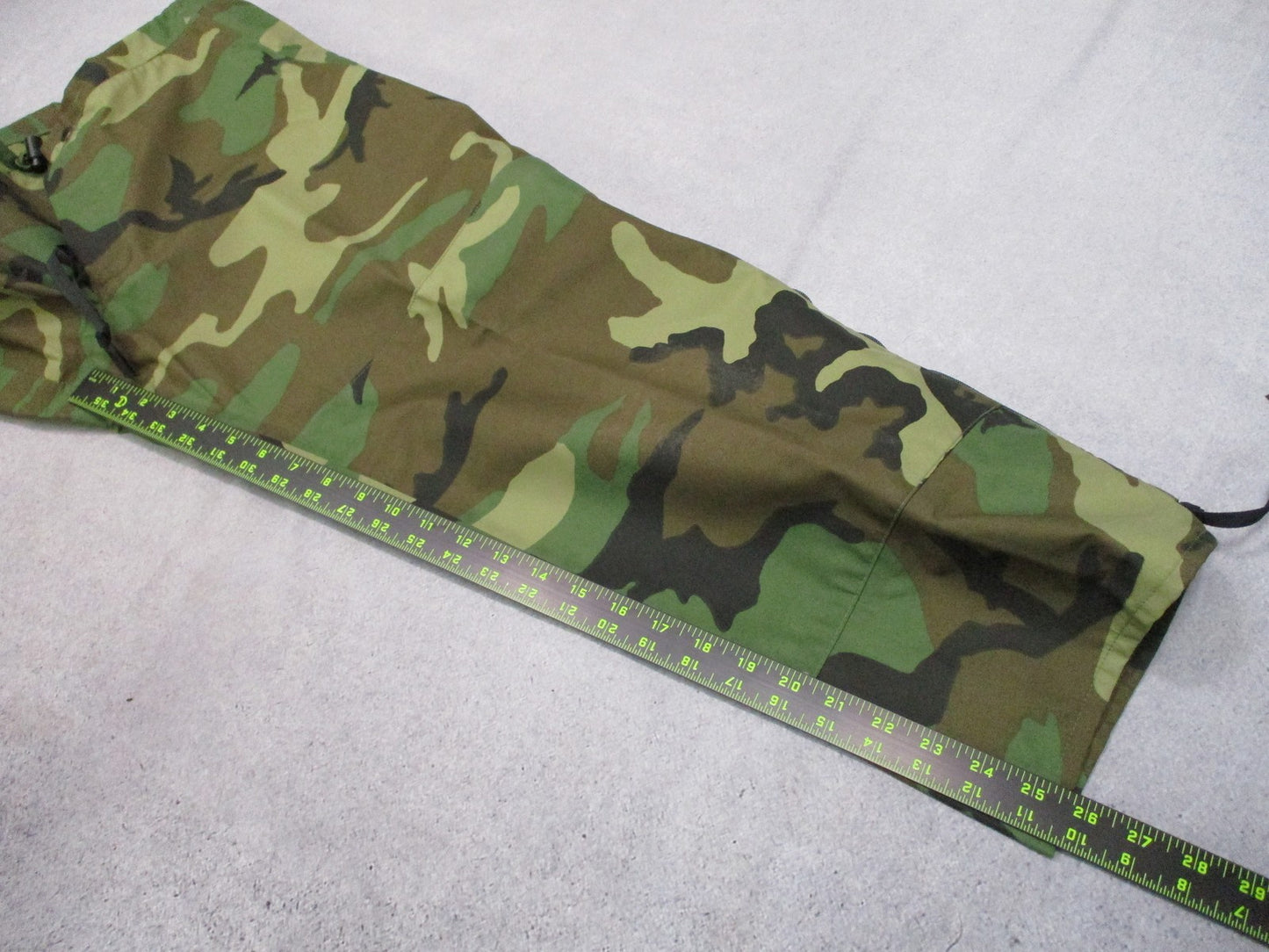 US Military ECWCS Gore-Tex Trousers Woodland Camo Small X-Short Waterproof Pants