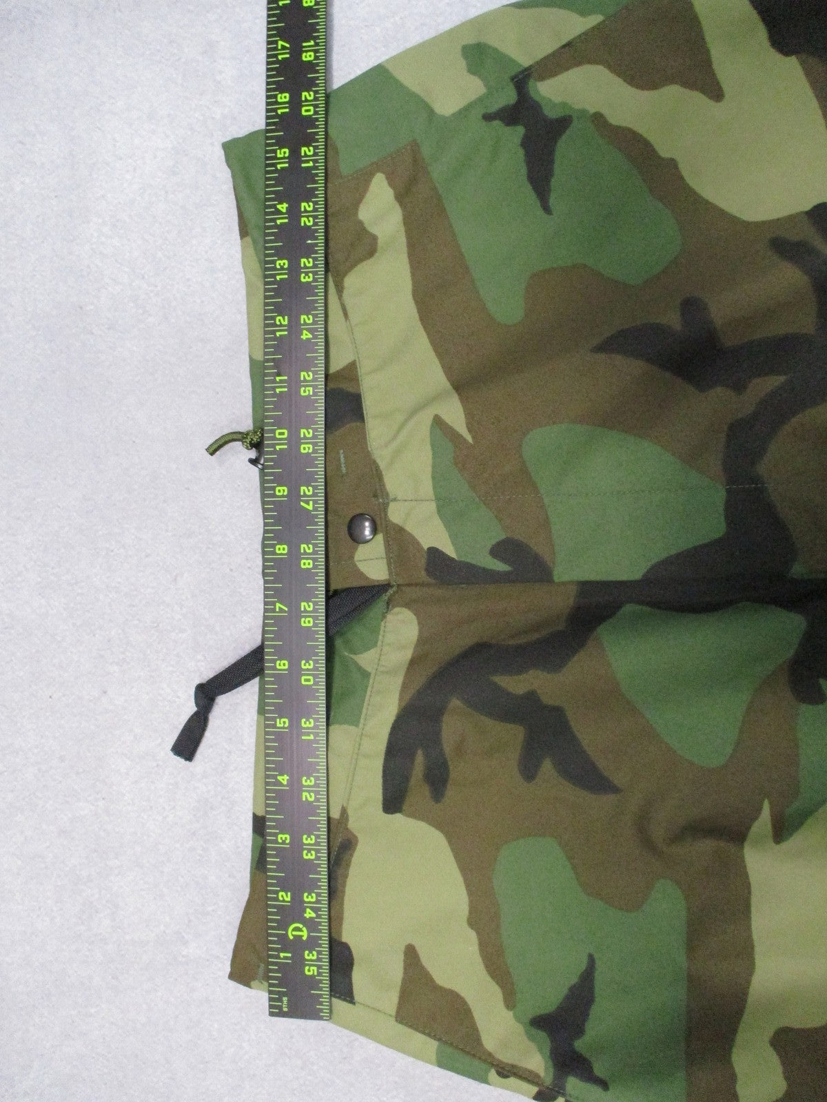 US Military ECWCS Gore-Tex Trousers Woodland Camo Small X-Short Waterproof Pants