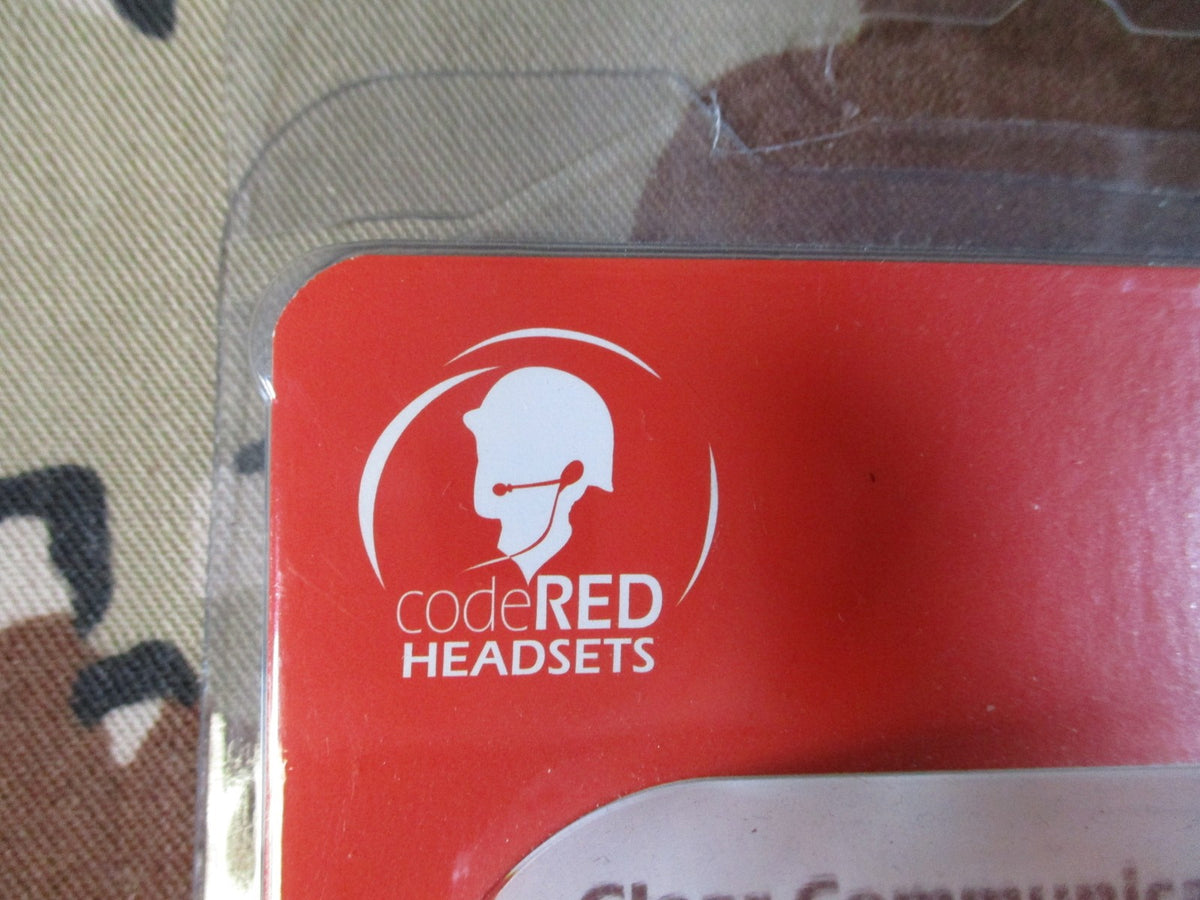 Code Red Headsets Guard M2 Earpiece 3.5mm Threaded for Motorola Speaker Mics New