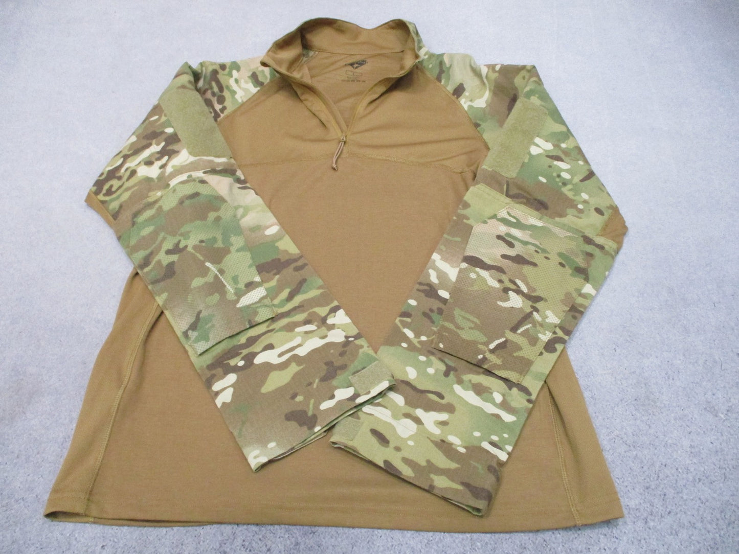 Condor Tactical Combat Shirt Multicam Quarter Zip Men's Large Excellent Cond.