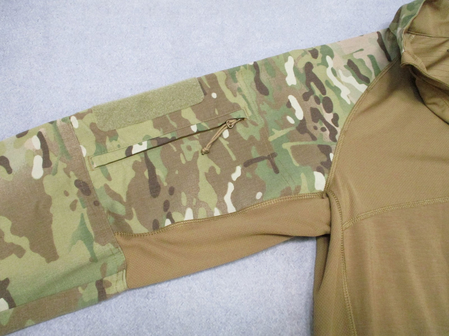 Condor Tactical Combat Shirt Multicam Quarter Zip Men's Large Excellent Cond.