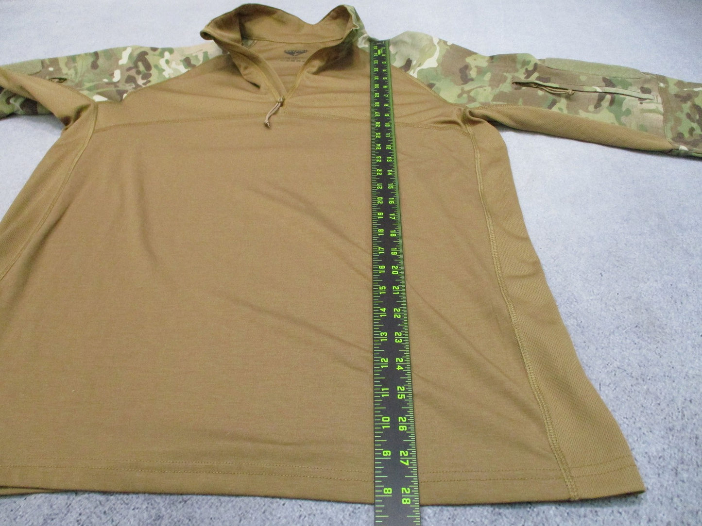 Condor Tactical Combat Shirt Multicam Quarter Zip Men's Large Excellent Cond.