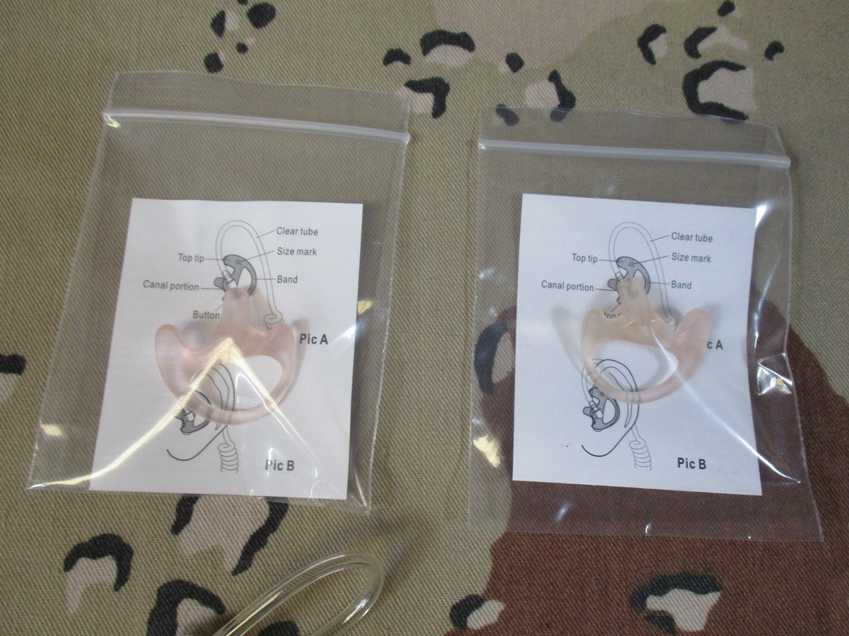 Code Red Headsets Silent Jr 2.5mm Earpiece Kit for Kenwood Speaker Clear Tube