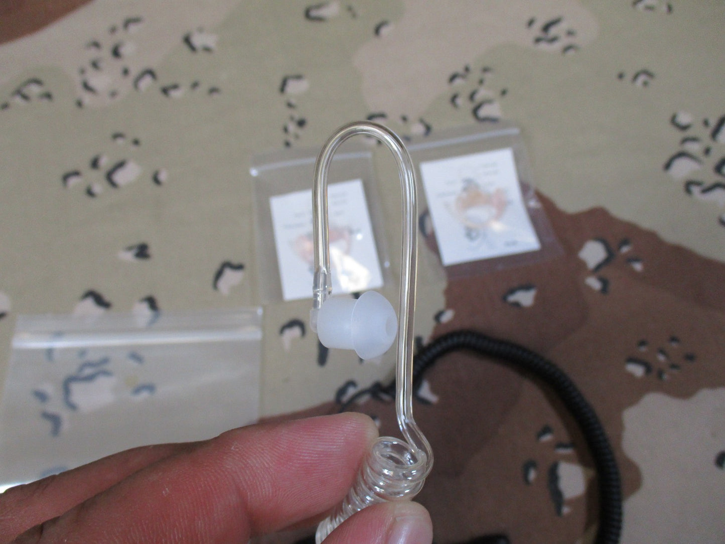 Code Red Headsets Silent Jr 2.5mm Earpiece Kit for Kenwood Speaker Clear Tube