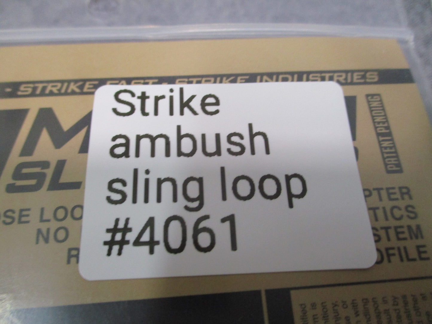 Strike Industries Ambush Sling Loop SI-AMBUSH Low Profile Adapter New