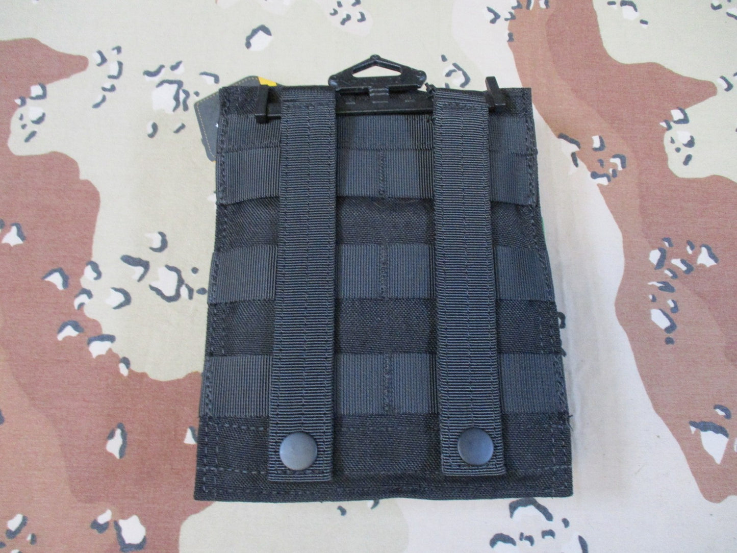 Triple Magazine Pouch MOLLE Compatible Tactical Gear Black Quick Release Buckle