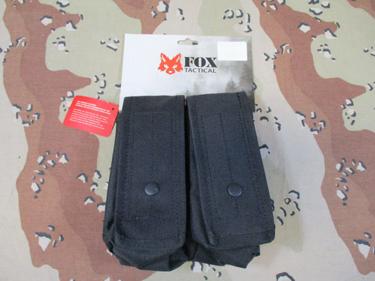 Fox Tactical Dual Magazine Pouch Black MOLLE Compatible  New