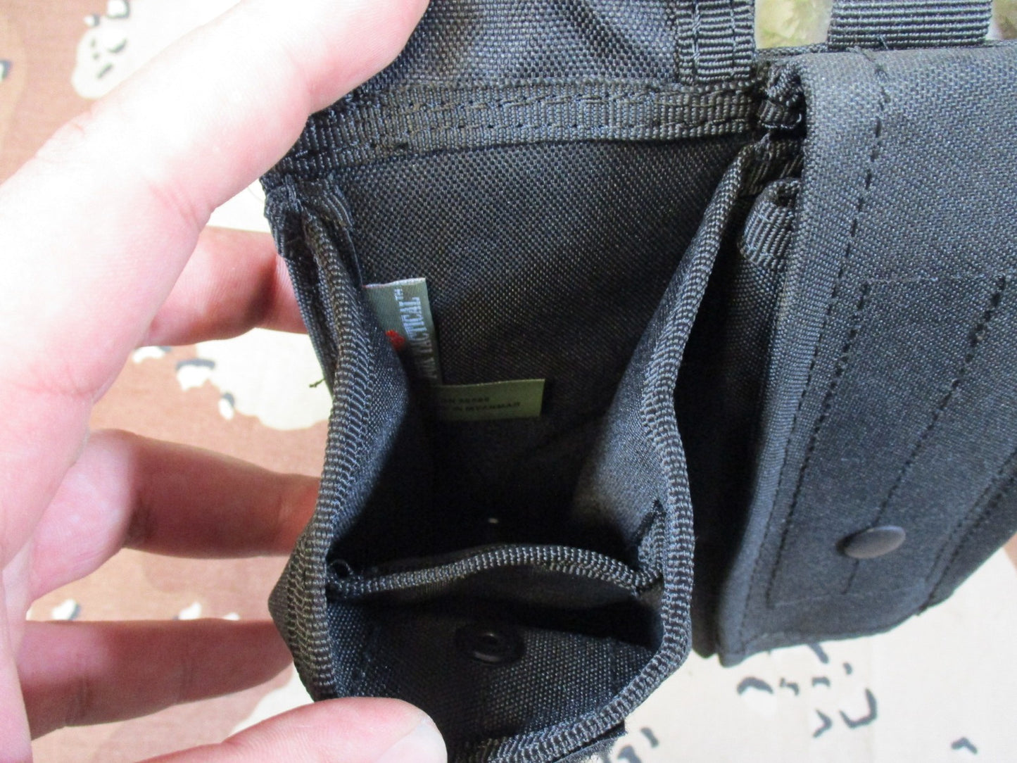 Fox Tactical Dual Magazine Pouch Black MOLLE Compatible  New