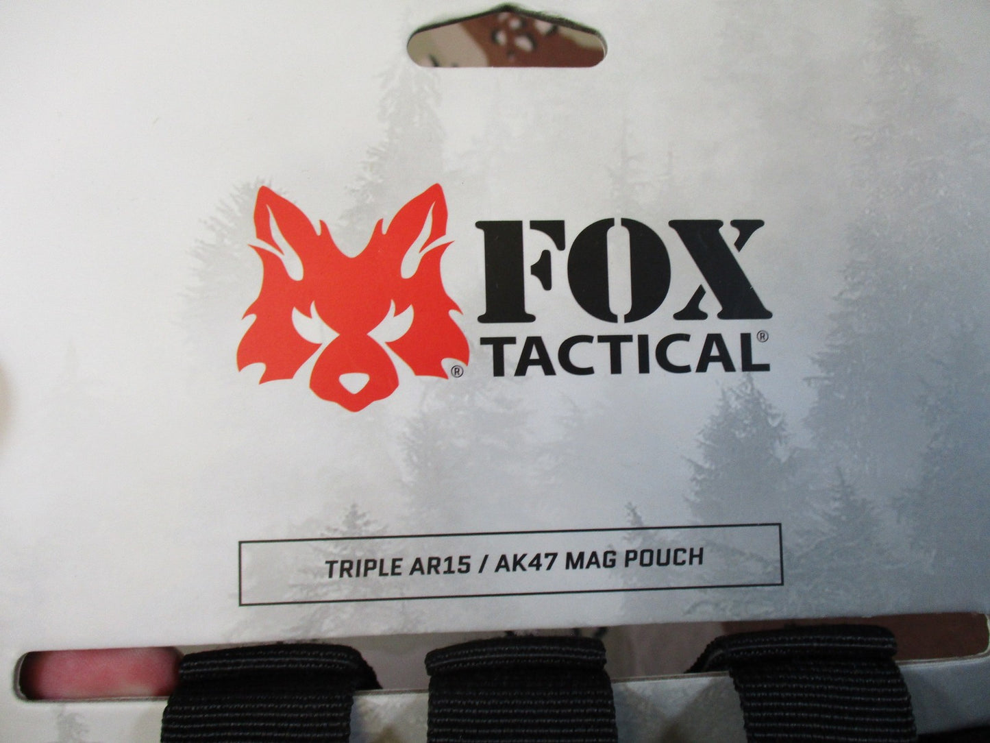 Fox Tactical Triple Mag Pouch Black Modular Compatible New