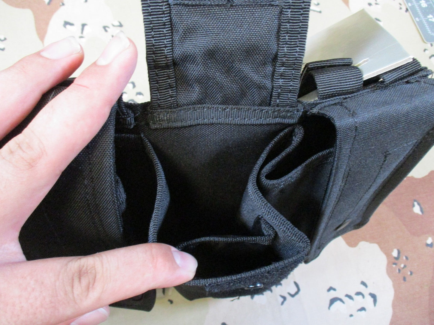 Fox Tactical Triple Mag Pouch Black Modular Compatible New