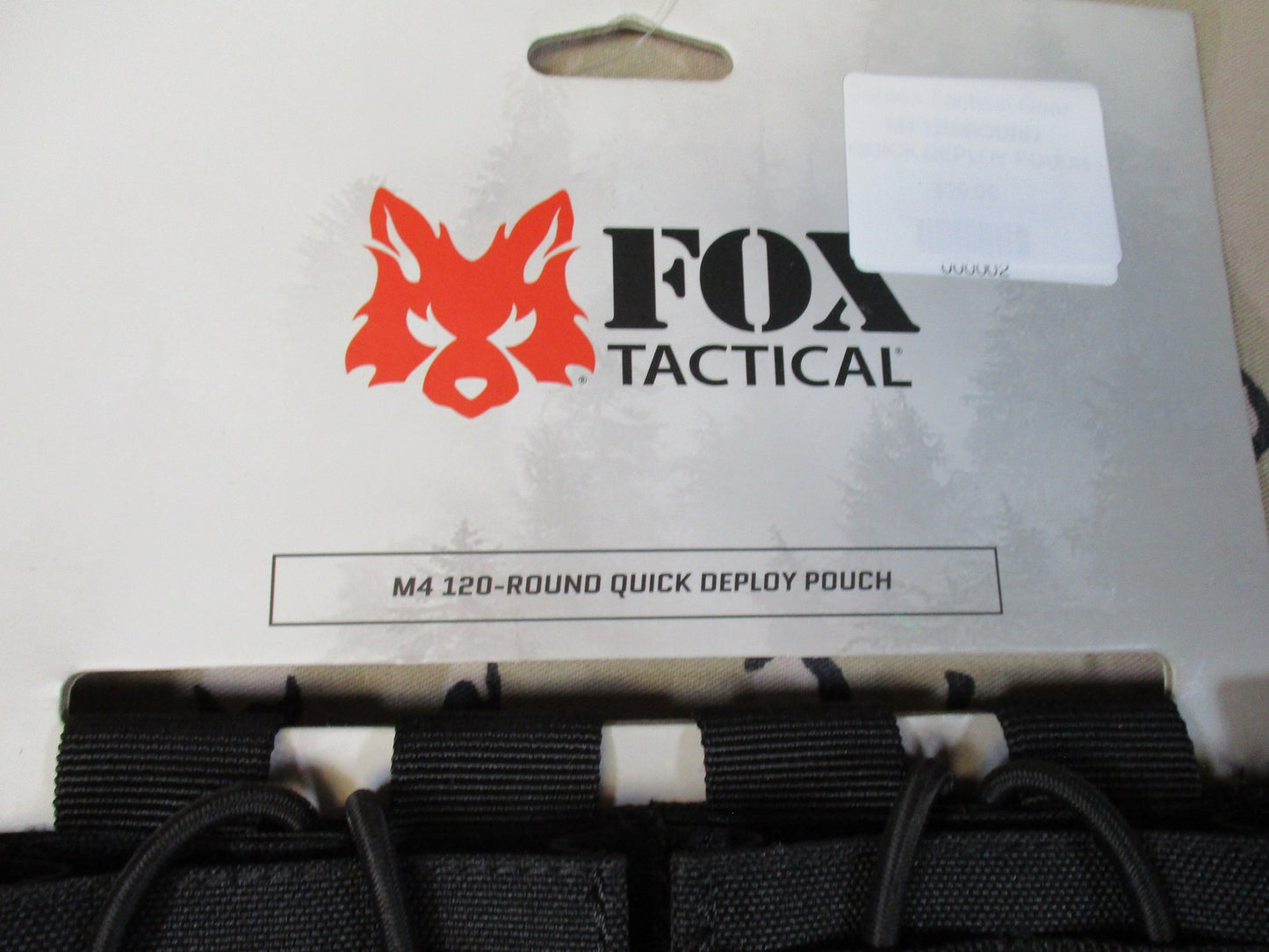 Fox Tactical 120-Round Quick Deploy Pouch Black 4-Cell Molle Mag Pouch New
