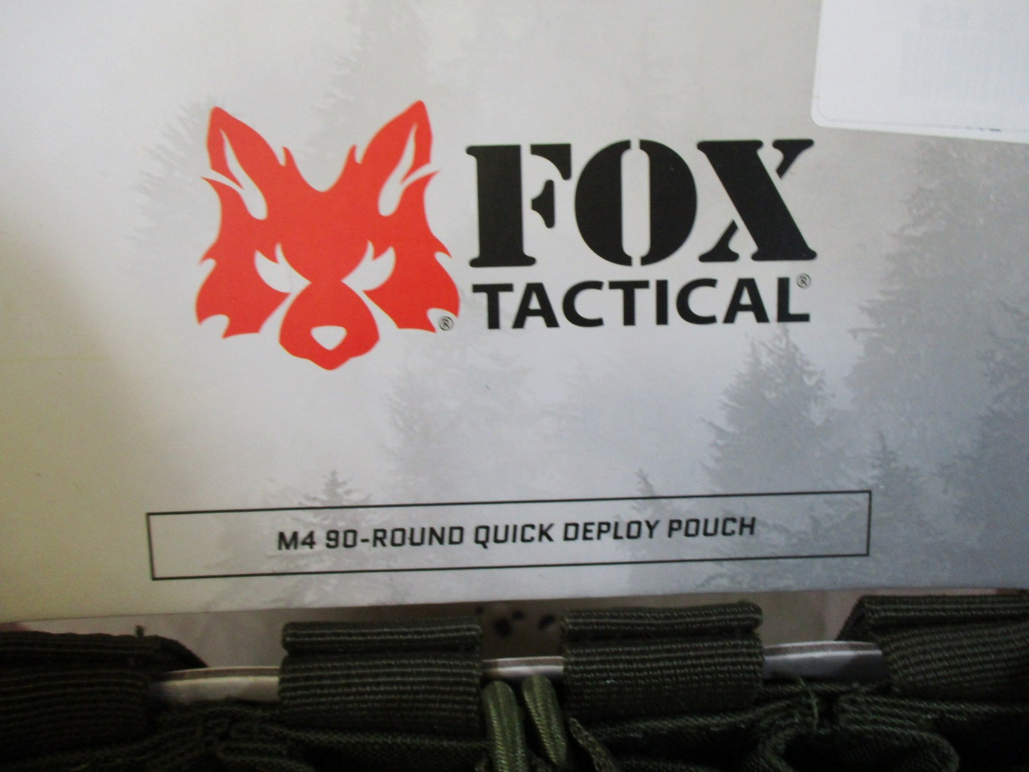 Fox Tactical M4 Triple Magazine Pouch Olive Drab MOLLE Quick Deploy Mag Holder