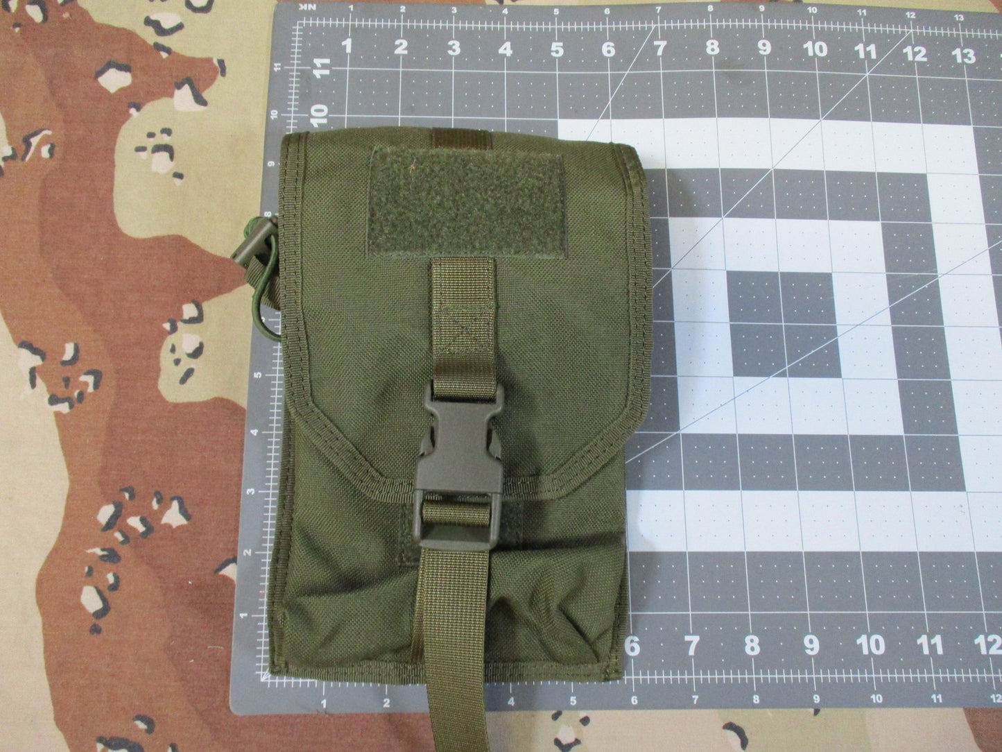Rapdom T442 Tactical MOLLE Utility Pouch Olive Drab Cordura Fabric