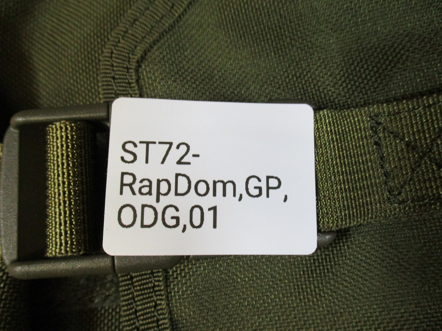 Rapdom T442 Tactical MOLLE Utility Pouch Olive Drab Cordura Fabric