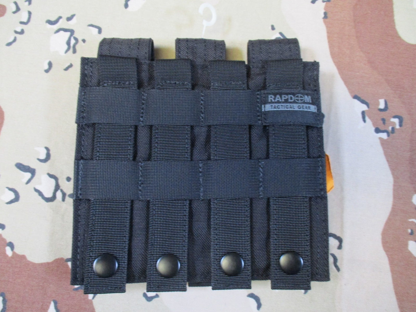 Rapdom Tactical Gear T403 Triple Magazine Pouch MOLLE Cordura Black
