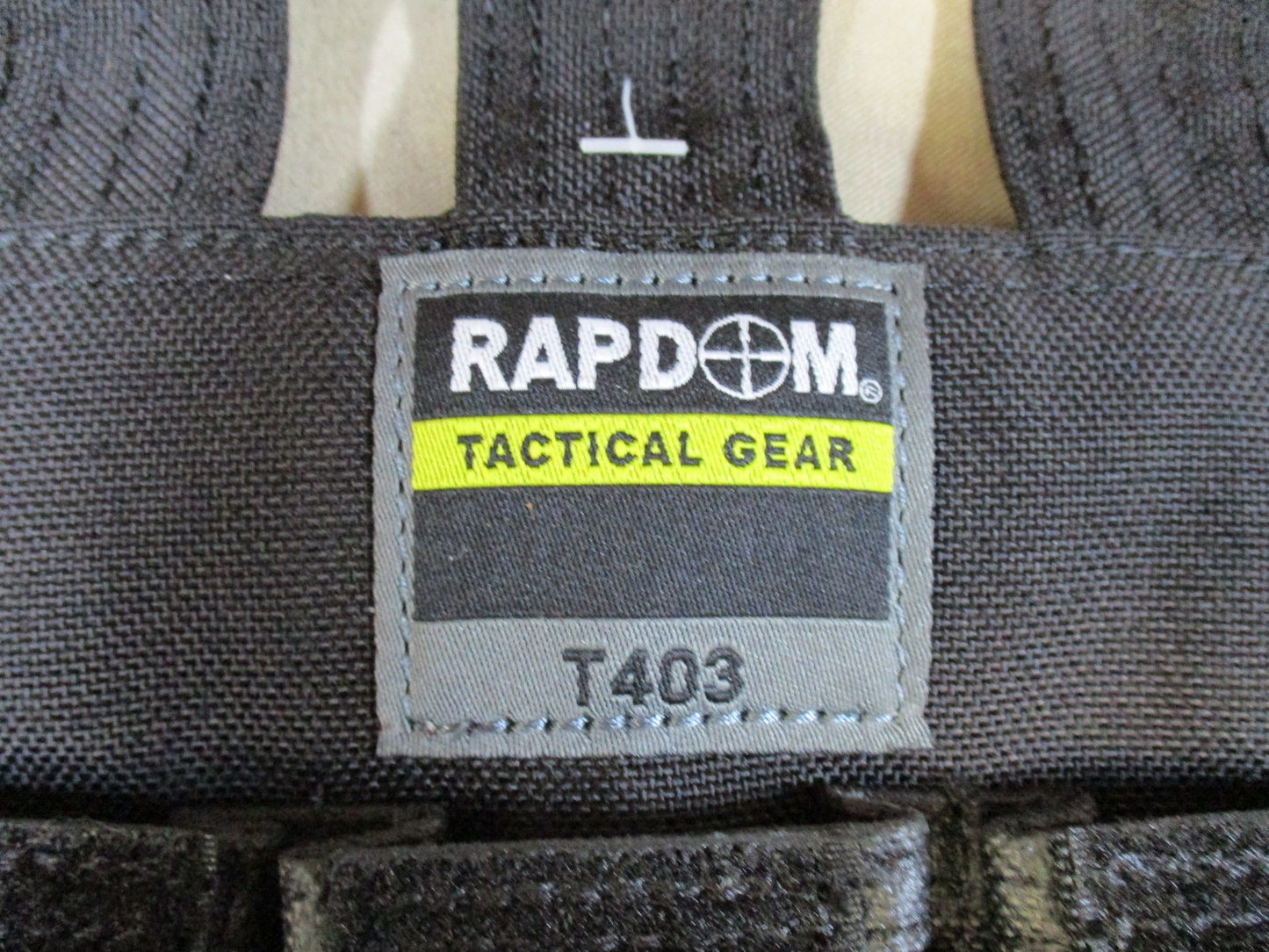 Rapdom Tactical Gear T403 Triple Magazine Pouch MOLLE Cordura Black
