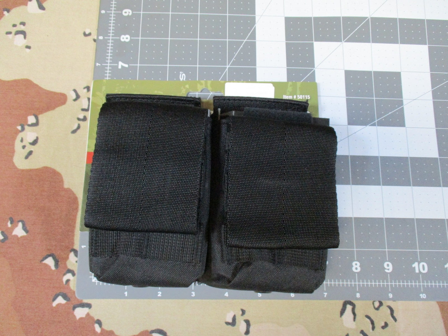 Rothco Double Mag Pouch speed reload MOLLE Compatible Tactical Gear Black