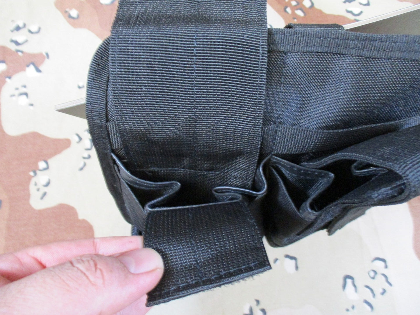Rothco Universal Double Mag Rifle Pouch MOLLE Compatible Black Tactical Gear New