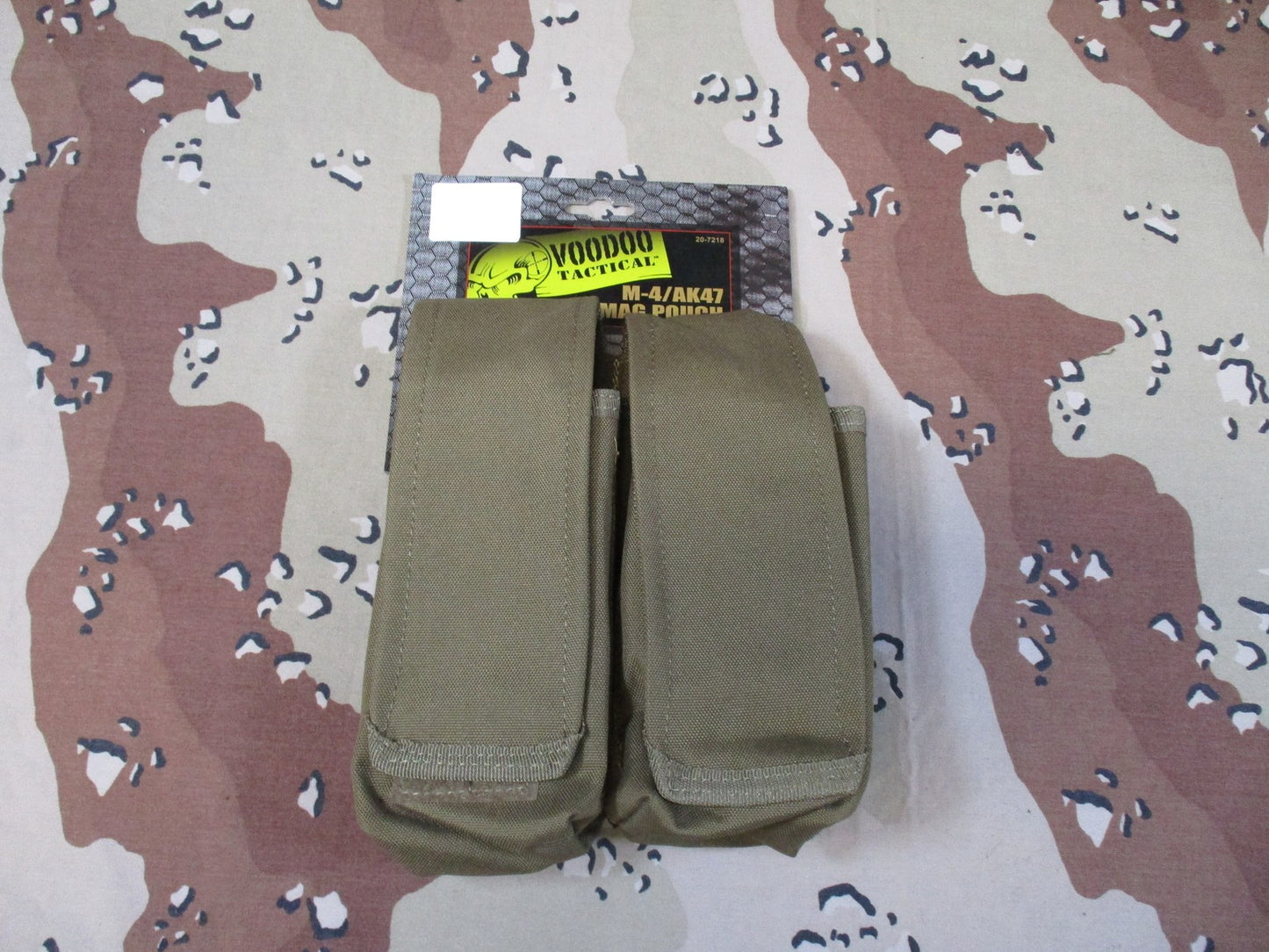 Voodoo Tactical 20-7218 Double Mag Pouch Coyote Nato or combloc