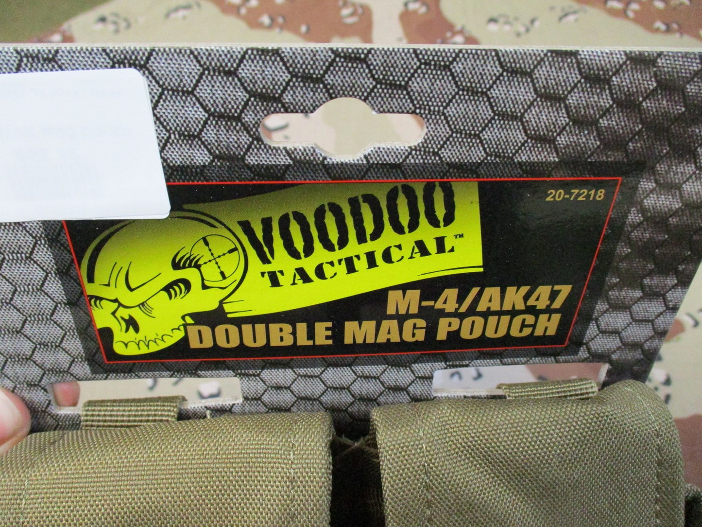 Voodoo Tactical 20-7218 Double Mag Pouch Coyote Nato or combloc