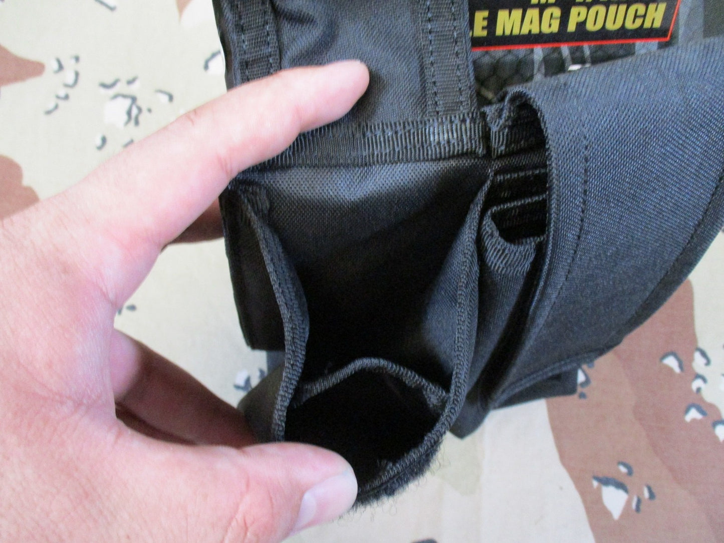 Voodoo Tactical 20-7218 Double Mag Pouch MOLLE Black 5.56 7.62x39 New