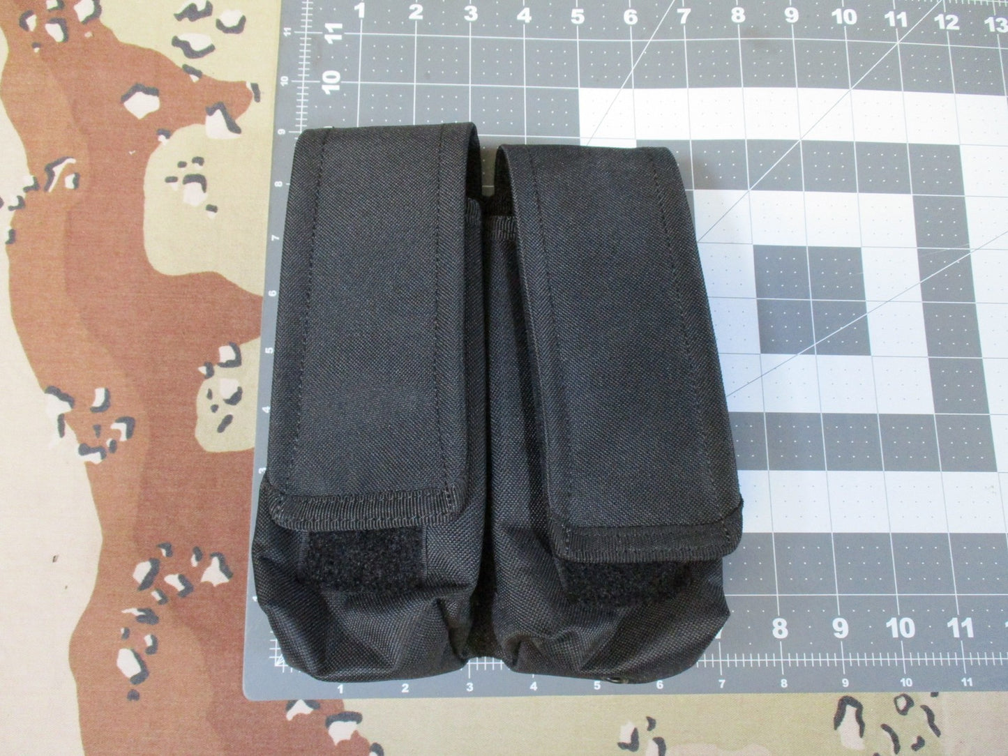 Voodoo Tactical 20-7218 Double Mag Pouch MOLLE Black 5.56 7.62x39 New