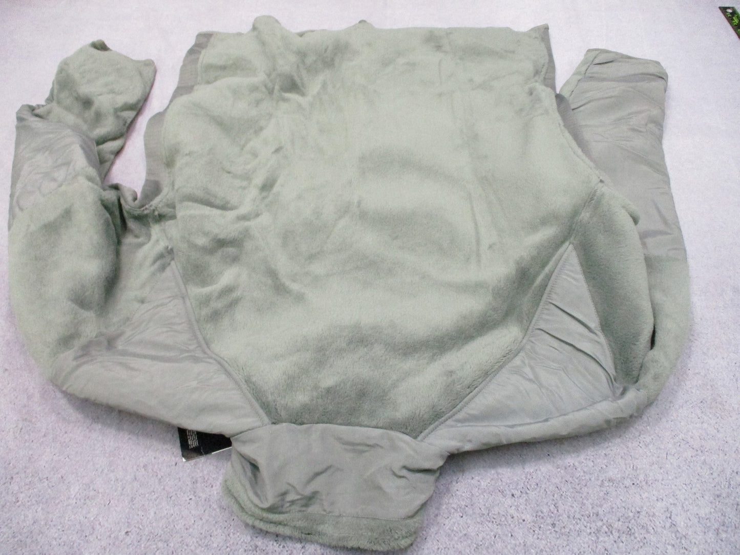 US Military ECWCS Gen III Level 3 Fleece Jacket Foliage Green Large Long New