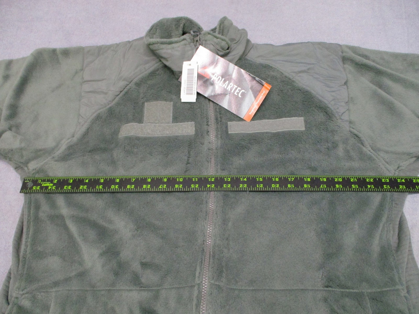 US Military ECWCS Gen III Level 3 Fleece Jacket Foliage Green Large Long New