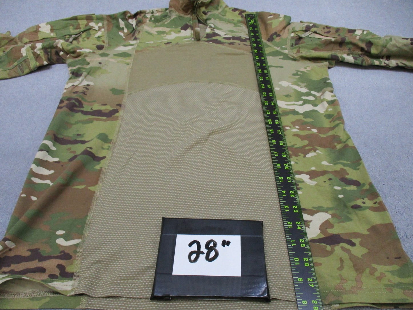 US Army OCP Scorpion Combat Shirt FR Large 1/4 Zip Tactical Military Top NWT