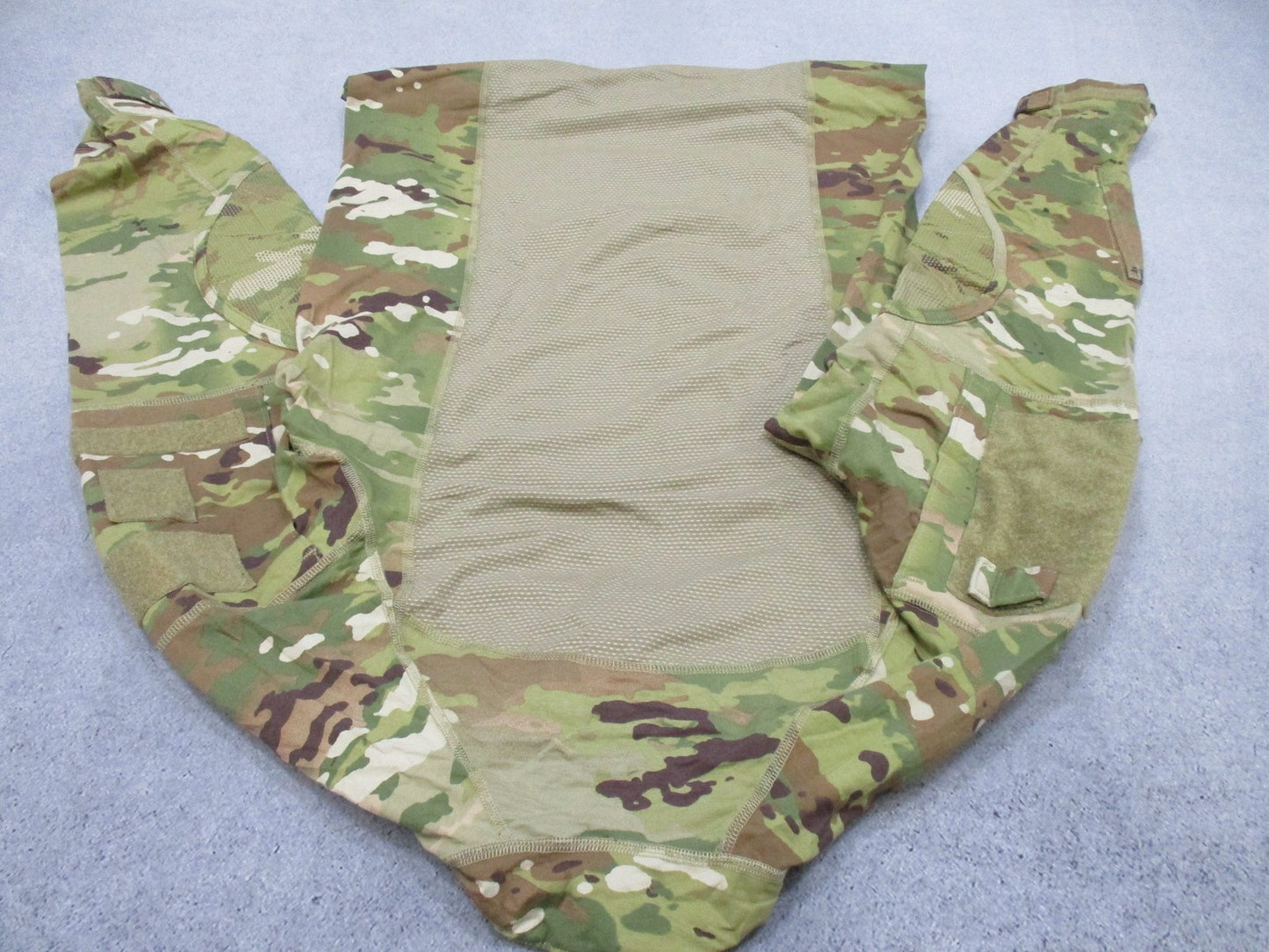 US Army OCP Scorpion Combat Shirt FR Large 1/4 Zip Tactical Military Top NWT