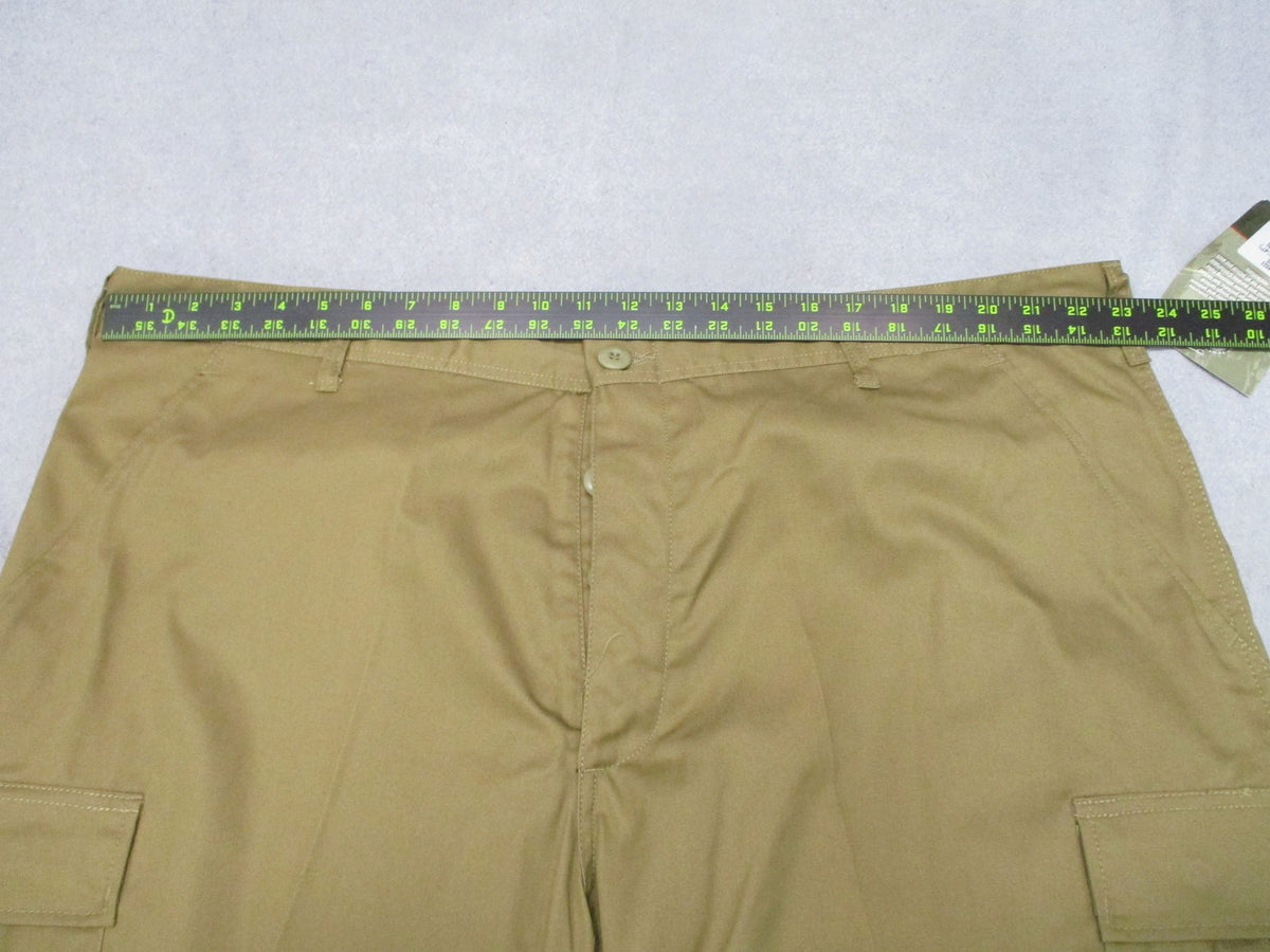 New Rothco BDU Pants Men's 2XL Coyote Brown Tactical Cargo Uniform Trousers