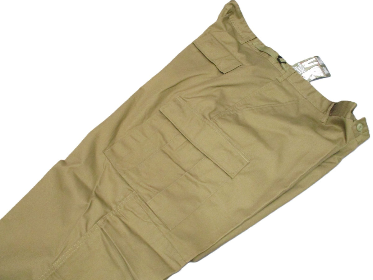 New Rothco BDU Pants Men's 2XL Coyote Brown Tactical Cargo Uniform Trousers