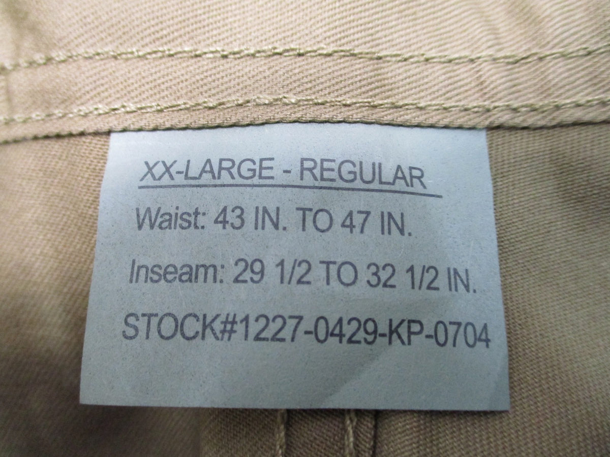 New Rothco BDU Pants Men's 2XL Coyote Brown Tactical Cargo Uniform Trousers