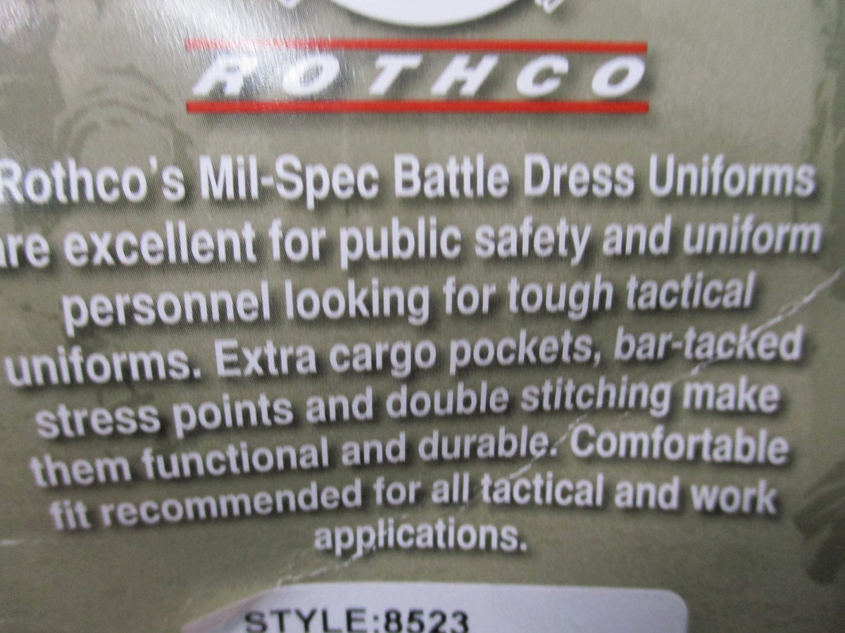 New Rothco BDU Pants Men's 2XL Coyote Brown Tactical Cargo Uniform Trousers
