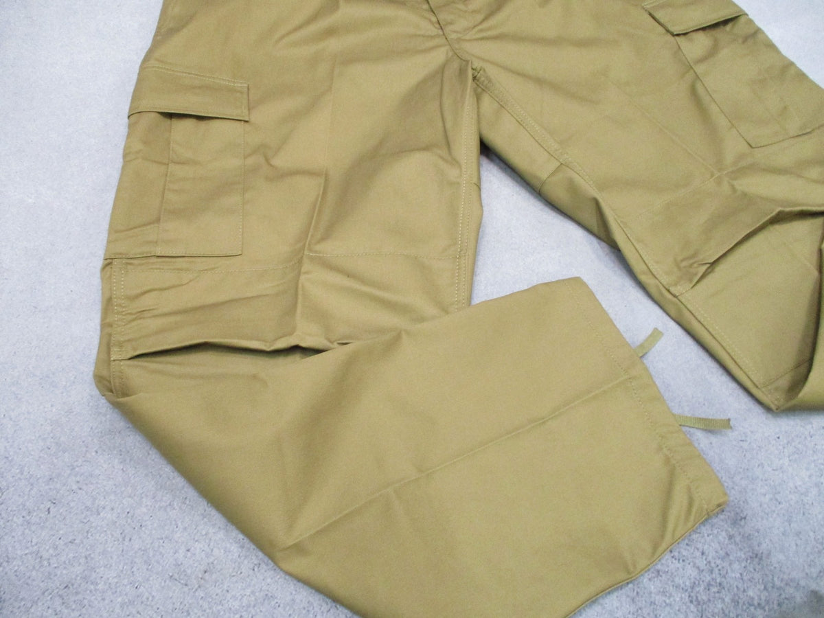 New Rothco BDU Pants Men's 2XL Coyote Brown Tactical Cargo Uniform Trousers